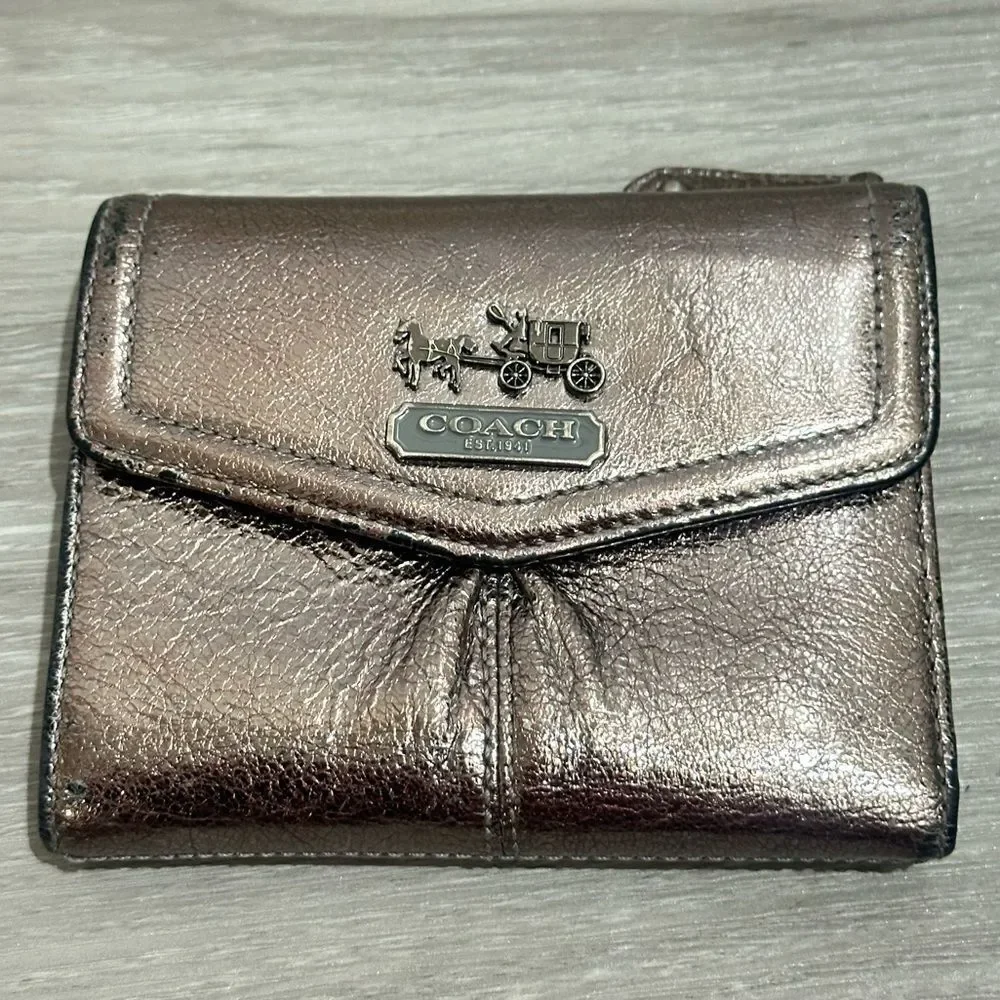 Coach Shimmering Silver Women's Wallet